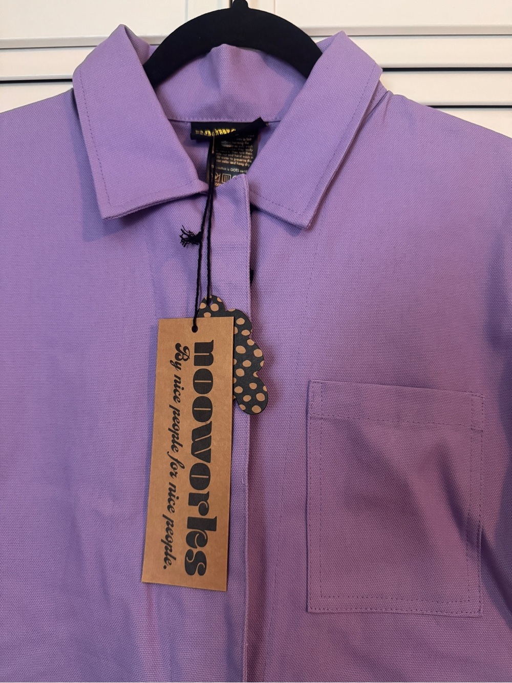 NOOWORKS Lilac Short-Sleeve Utility Jumpsuit for Women - Picture 4 of 7